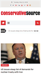 Mobile Screenshot of conservativesource.com