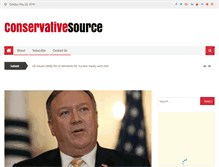 Tablet Screenshot of conservativesource.com
